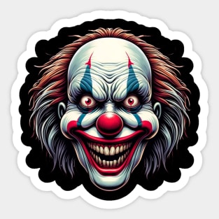 Evil Clown Sticker